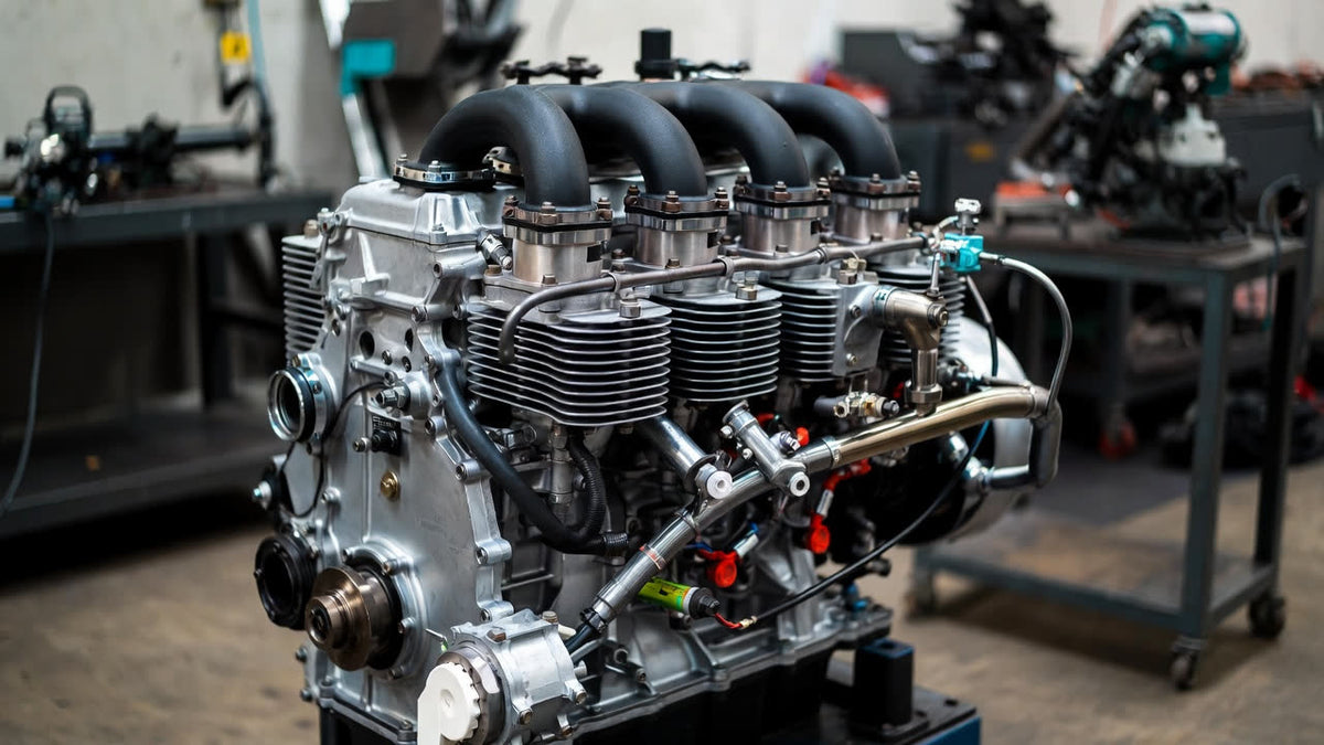 JDM engines at the South Bay JDM warehouse